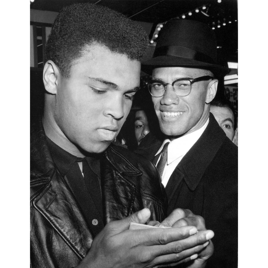 Malcolm X smiling Photo Print Image 1