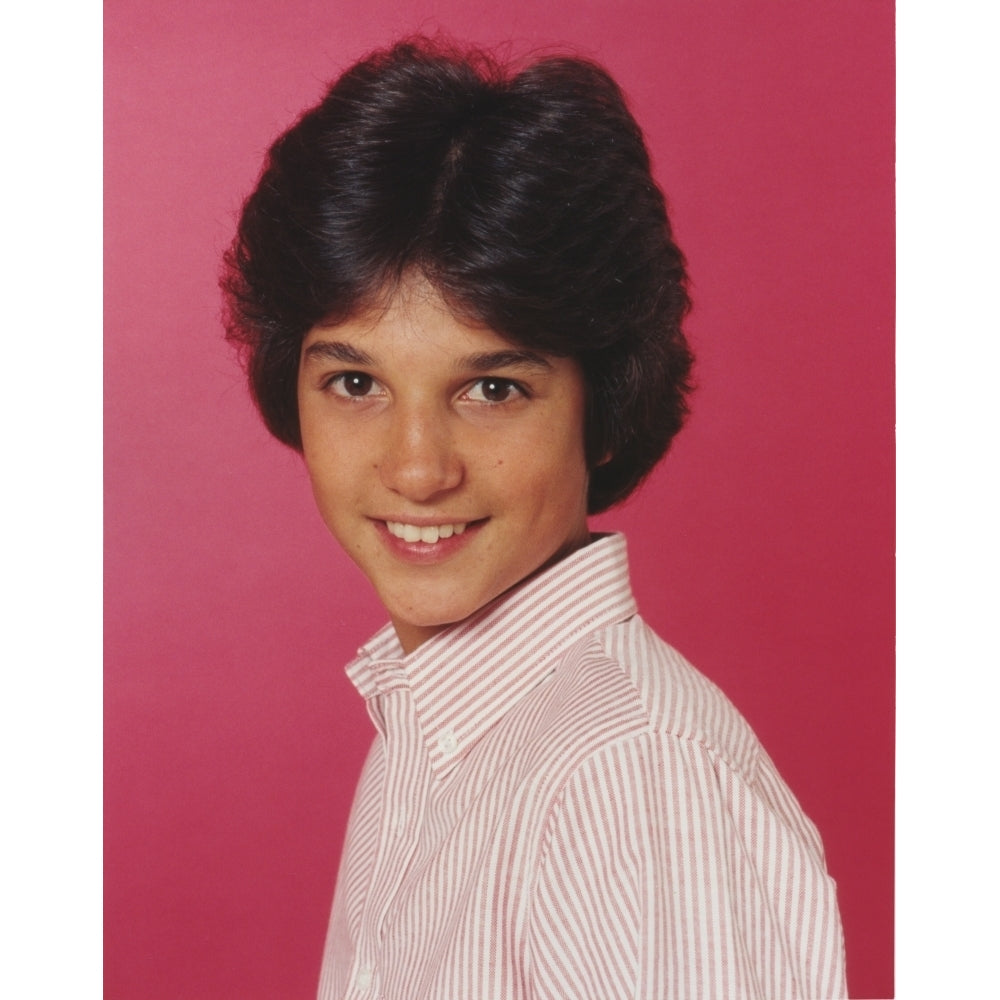 Ralph Macchio smiling in Polo With Red Background Photo Print Image 1