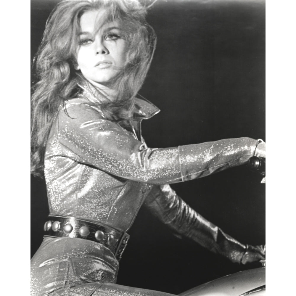 Ann-Margaret wearing a leather jacket Photo Print Image 1