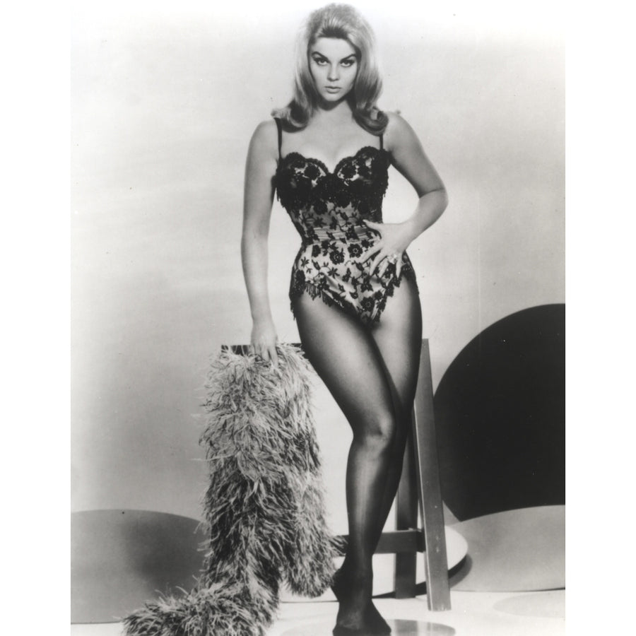 Ann-Margaret wearing animal print lingerie Photo Print Image 1