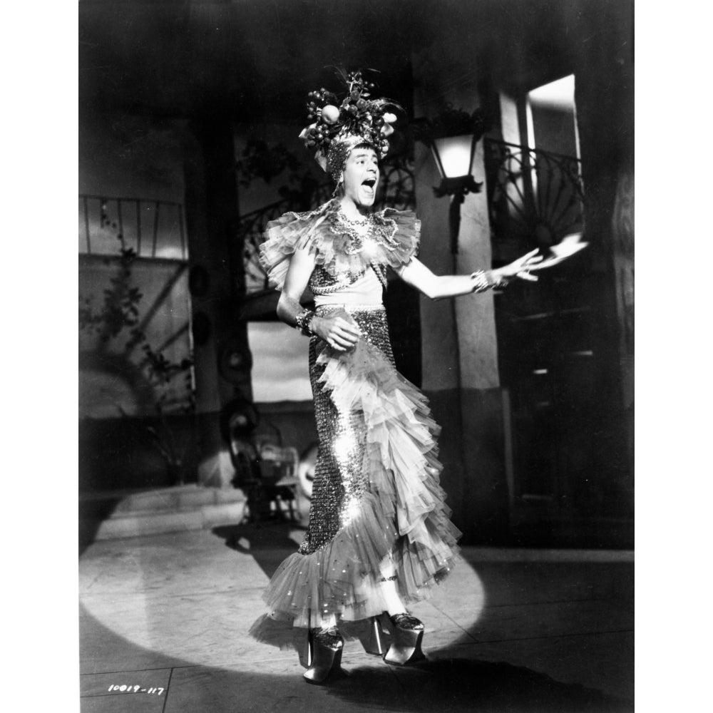 Jerry Lewis performing in drag Photo Print Image 1