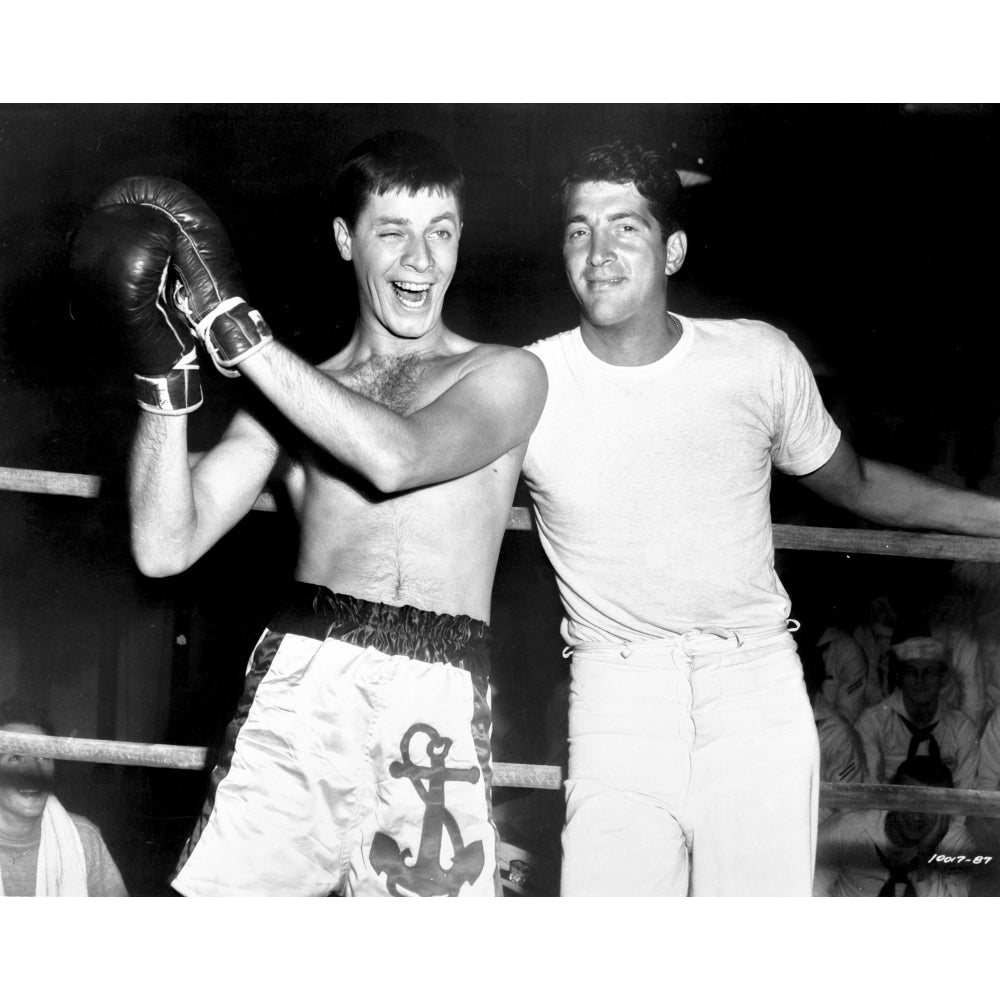 Martin and Lewis in a boxing ring Photo Print Image 1