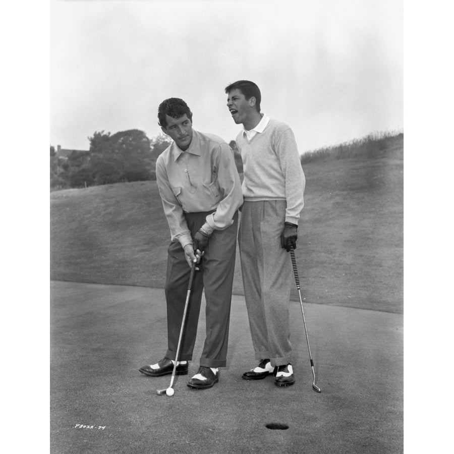 Dean Martin and Jerry Lewis standing Classic Portrait Photo Print Image 1