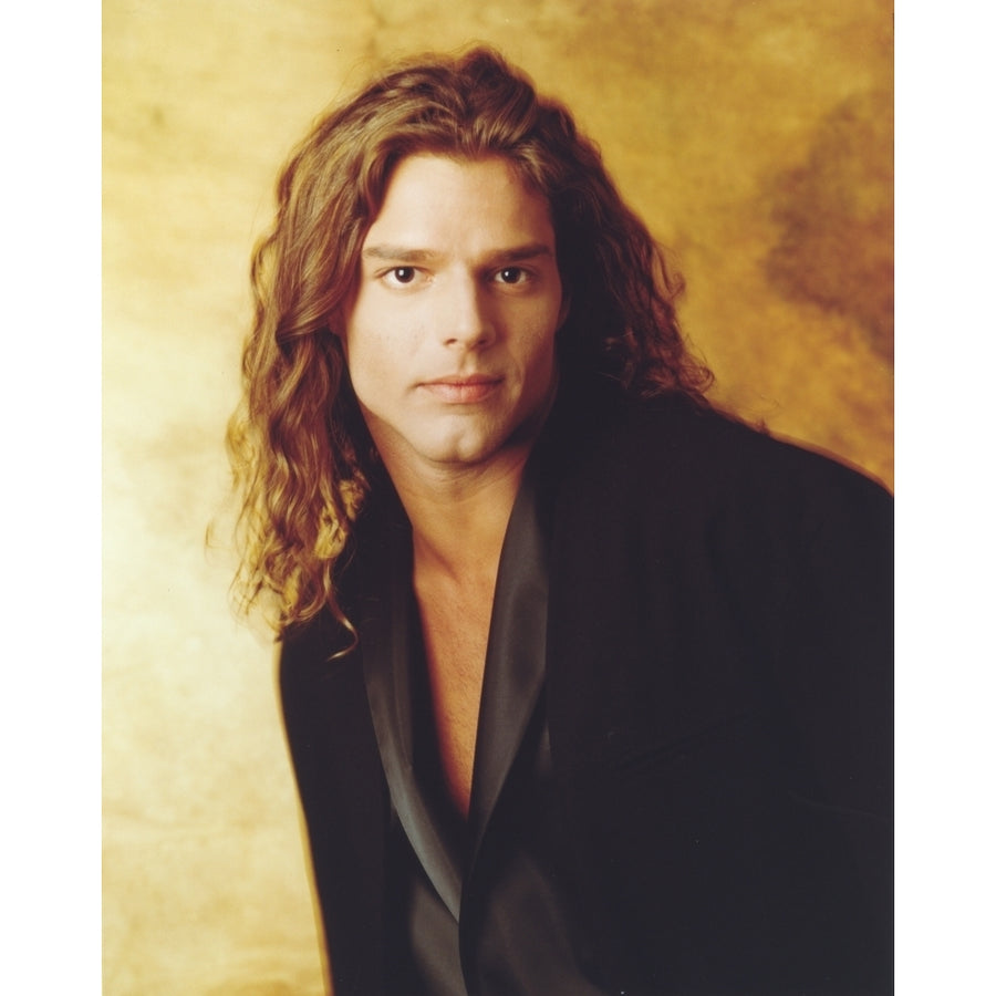 Ricky Martin Posed in Coat Portrait Photo Print Image 1