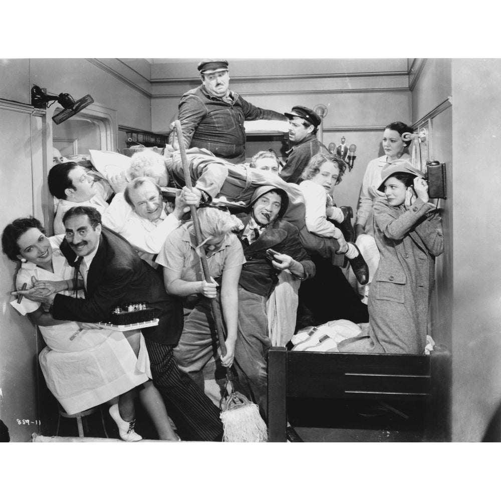 Marx Brothers in Movie Scene- Photograph Print Photo Print Image 1