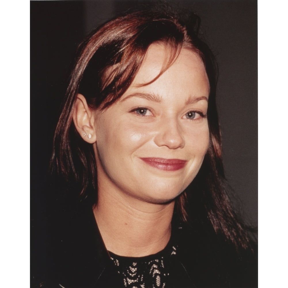 Samantha Mathis with Red lipstick Close Up Portrait Photo Print Image 1