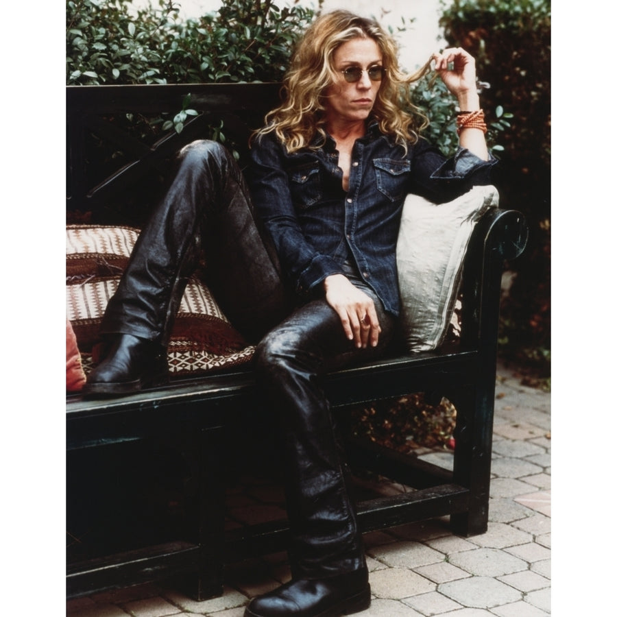 Frances McDormand sitting in Portrait Photo Print Image 1