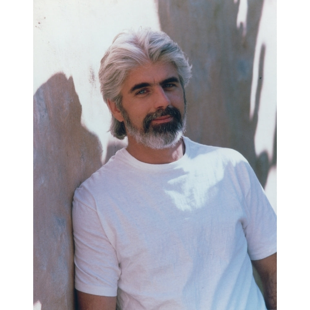 Michael McDonald Posed in White T-Shirt Photo Print Image 1