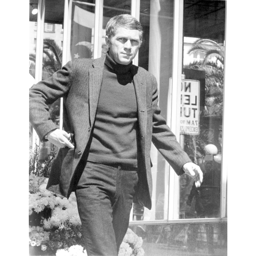 Candid Steve McQueen Photo Print Image 1