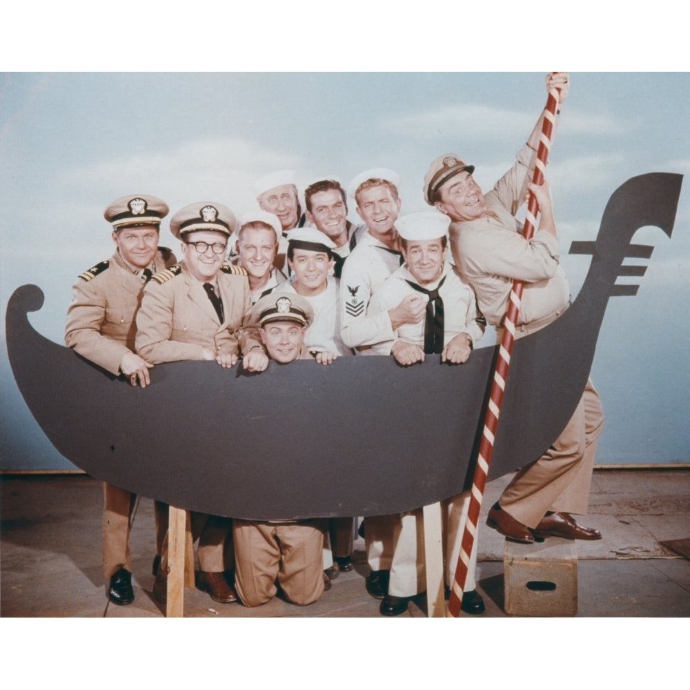 McHales Navy Posed With Cast Photo Print Image 1