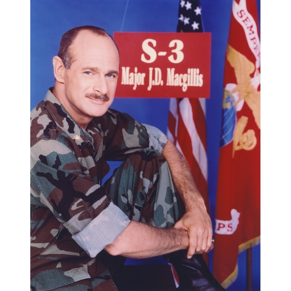 Gerald McRaney Posed in Military Attire Photo Print Image 1