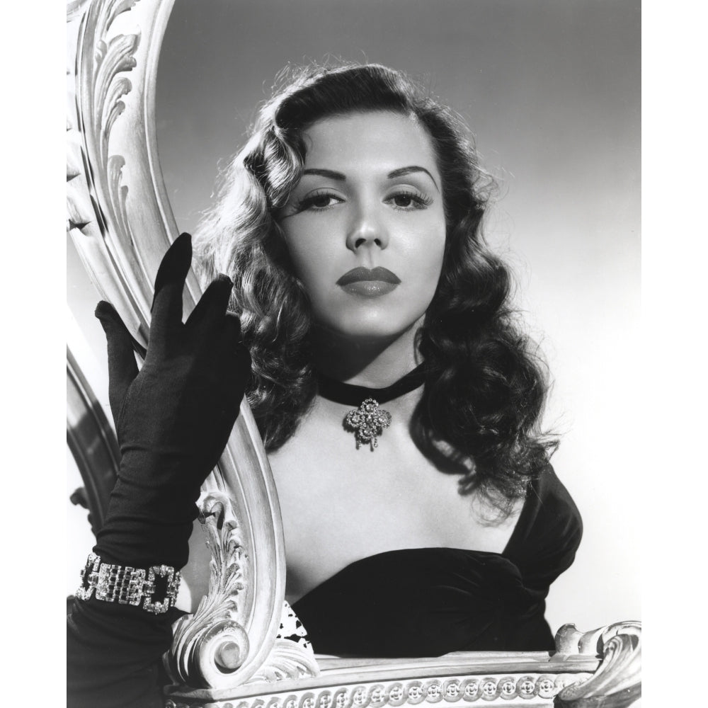 Ann Miller wearing a Choker in a Classic Portrait Photo Print Image 1