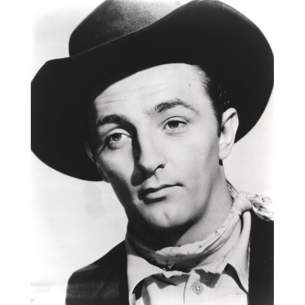 Robert Mitchum wearing a cowboy hat Photo Print Image 1