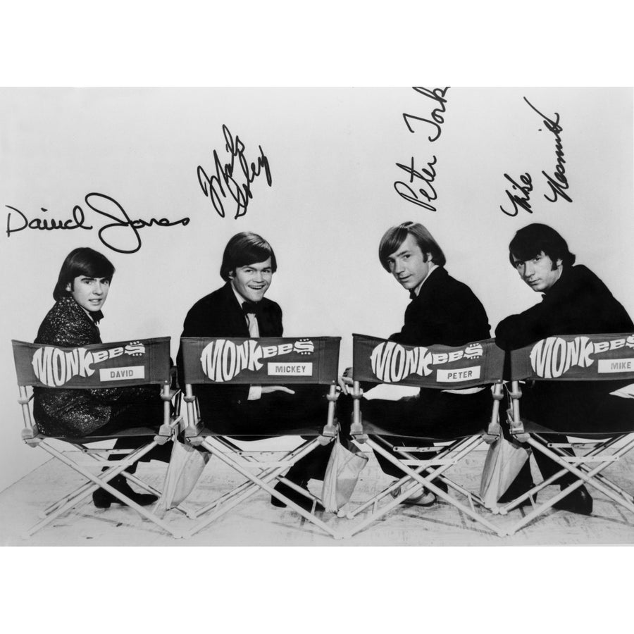 Monkees in Black With White Background Photo Print Image 1