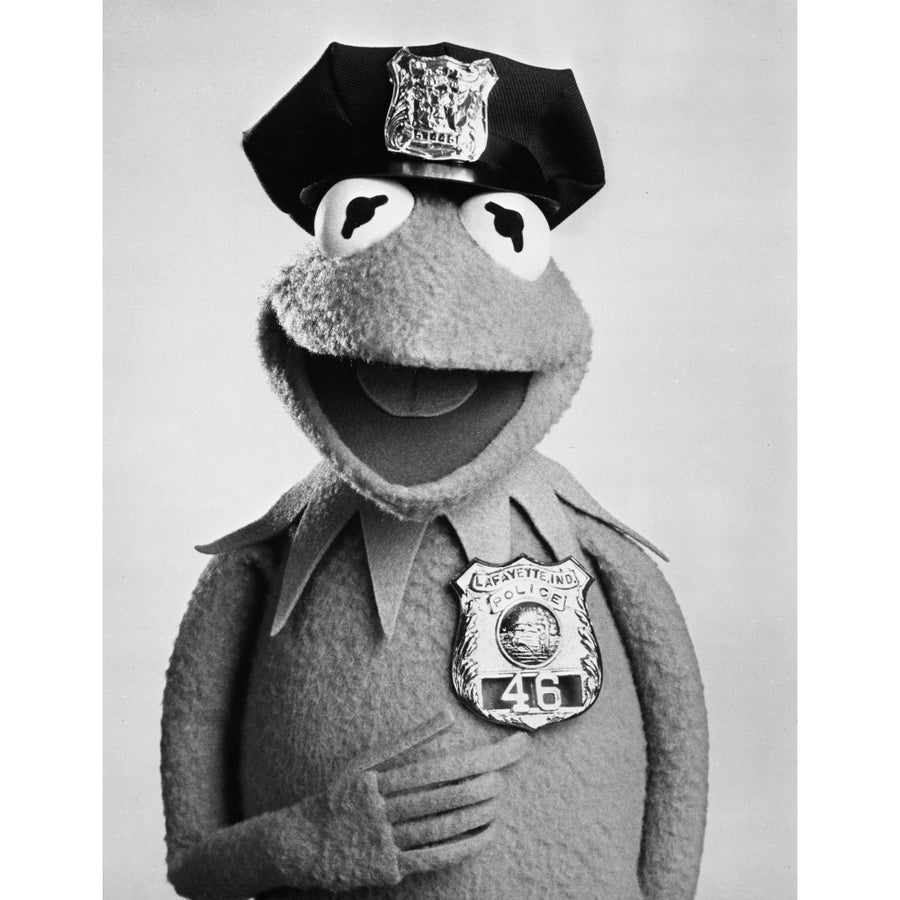 Muppets in Police Outfit Portrait Photo Print Image 1