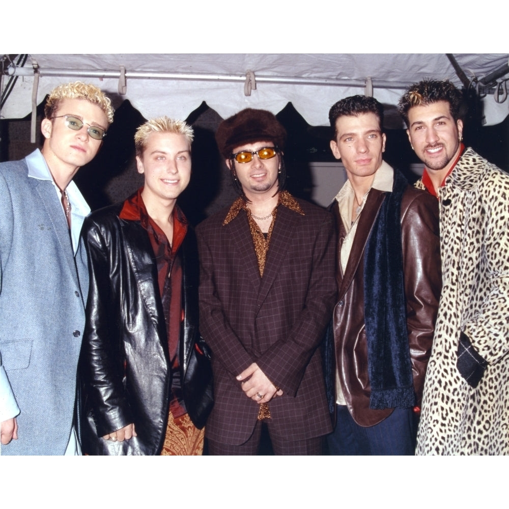 Nsync Group Posed in Coat Photo Print Image 1