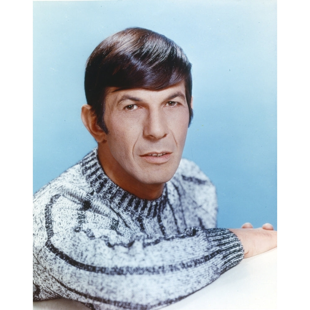 Leonard Nimoy in faux Long Sleeves Portrait Photo Print Image 1