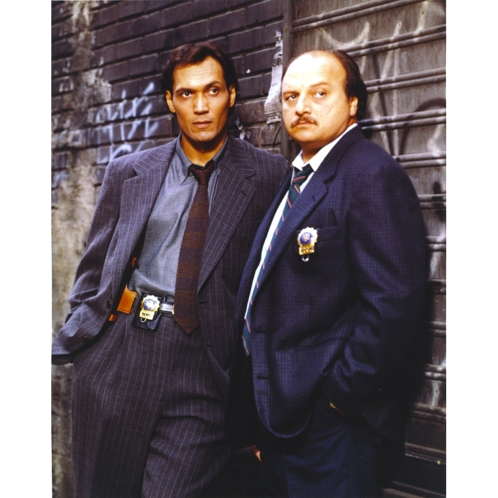 NYPD Blue standing Posed in Tuxedo with Badge Photo Print Image 1