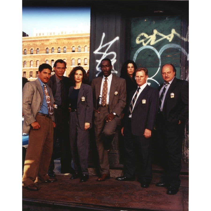 NYPD Blue Group Picture in Formal Attire with Badge Photo Print Image 1