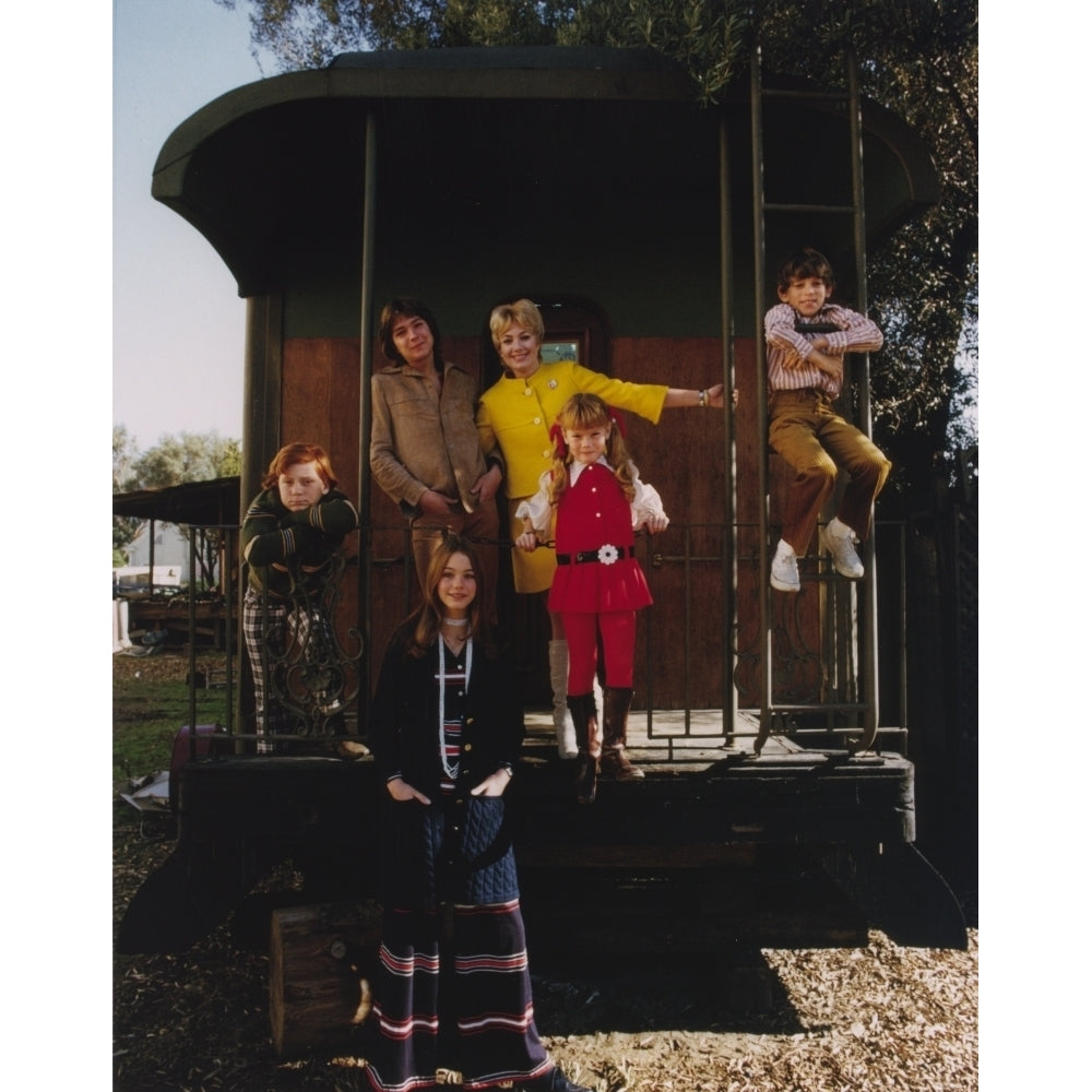 Partridge Family Group Posed in Formal Attire Photo Print Image 1