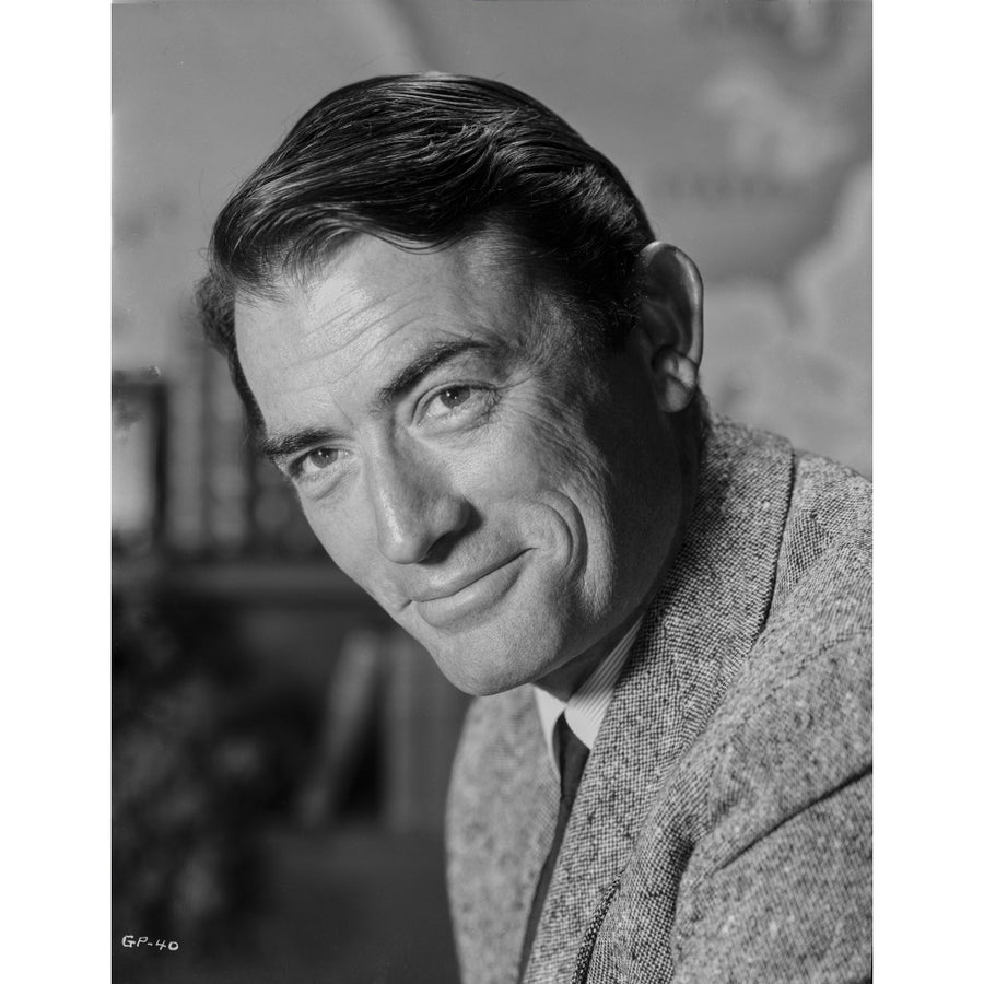 Gregory Peck Classic Close Up Portrait Photo Print Image 1