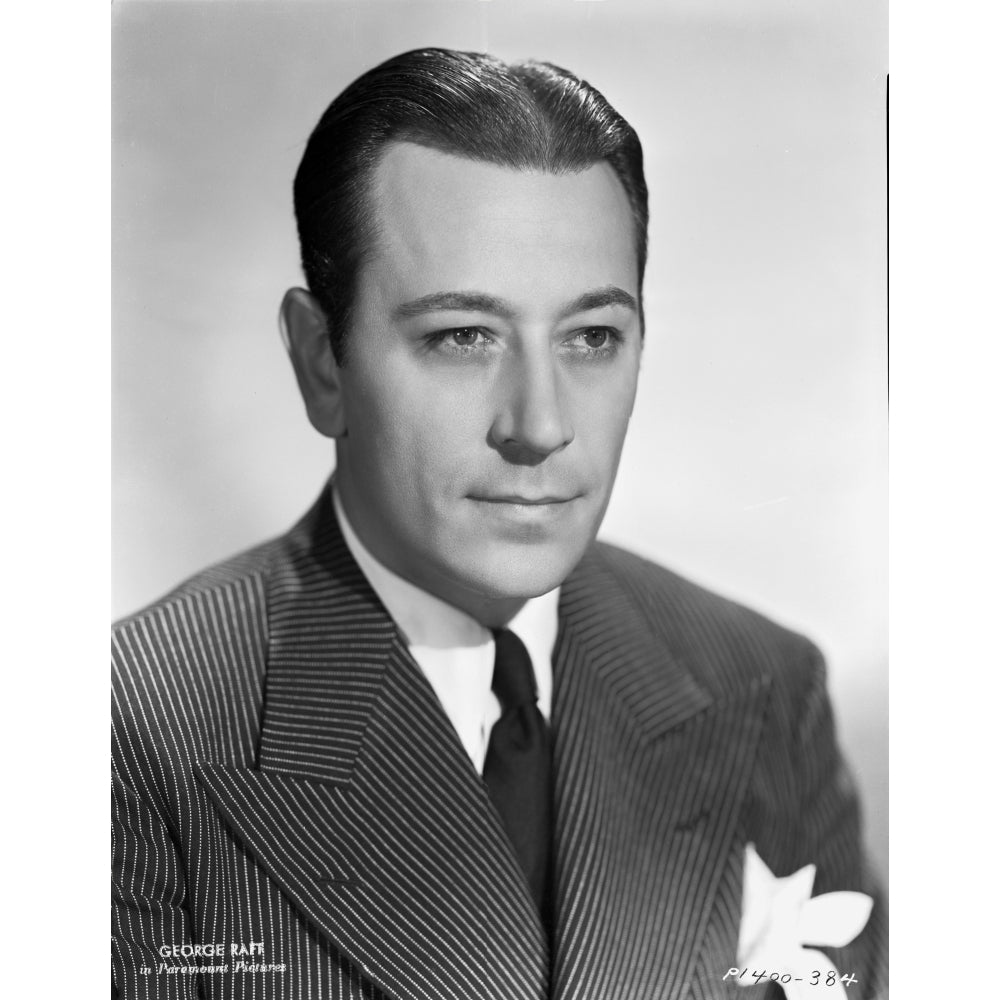 George Raft Posed in Suit and Tie Photo Print Image 1