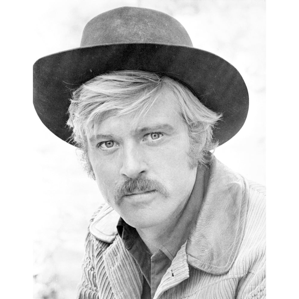 Robert Redford wearing a cowboy hat Photo Print Image 1