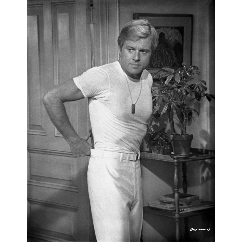 Robert Redford in White Shirt Photo Print Image 1