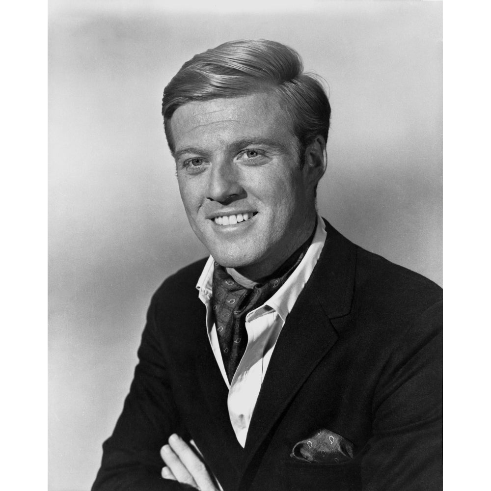 Robert Redford smiling with Hands Crossed Photo Print Image 1