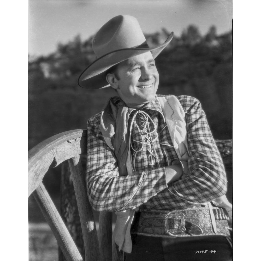 Tex Ritter in cowboy uniform Photo Print Image 1