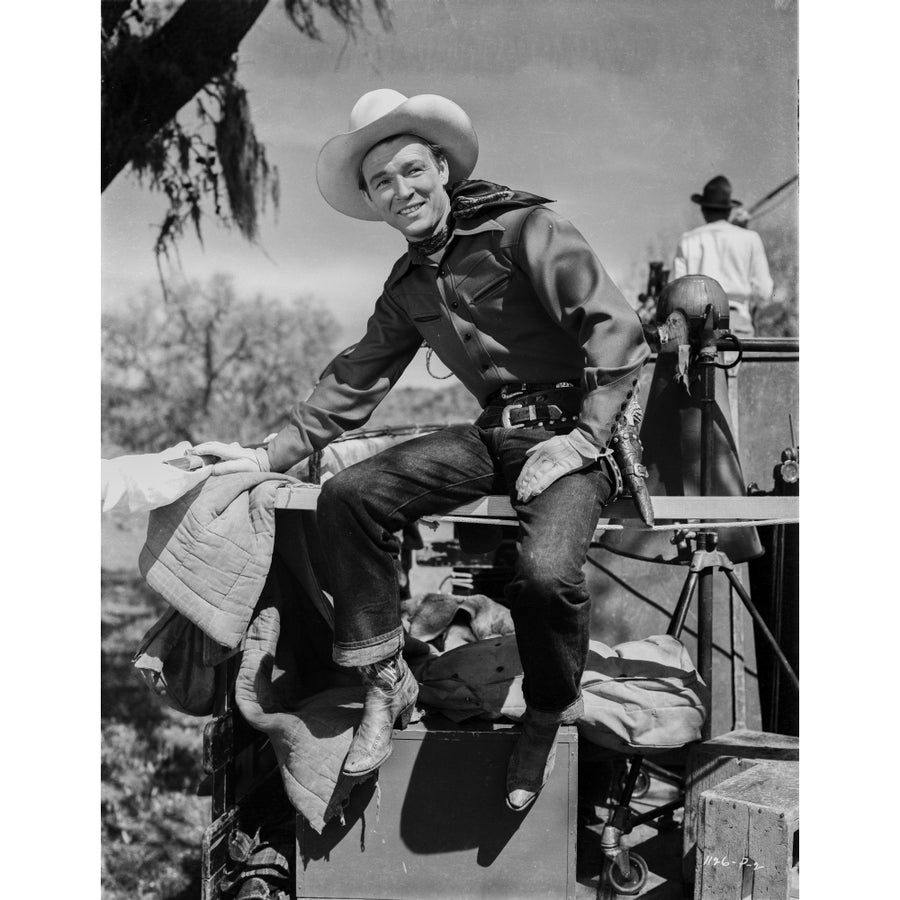 Roy Rogers Seated in Cowboy Attire Photo Print Image 1