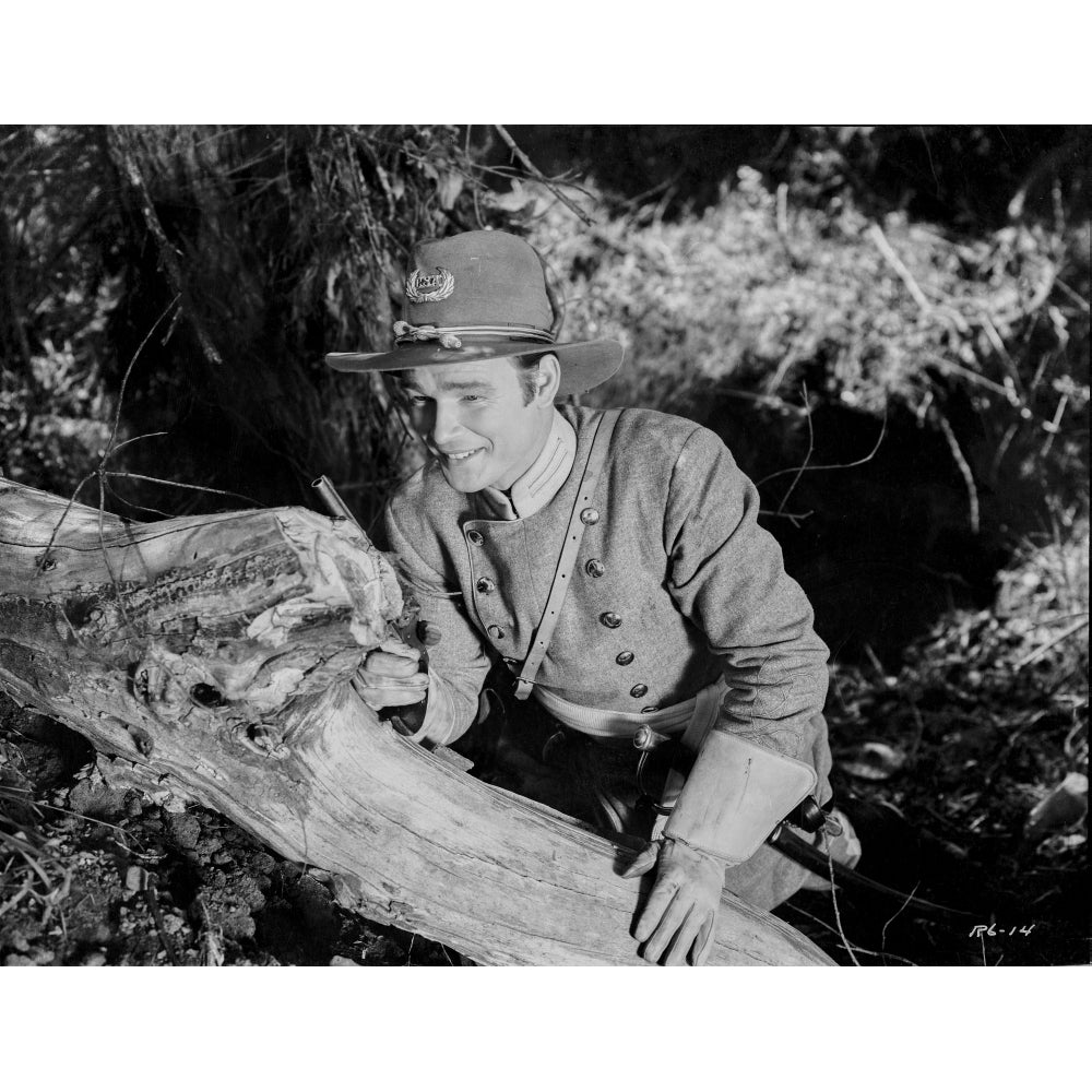 Roy Rogers smiling with A Gun in Black and White Photo Print Image 1