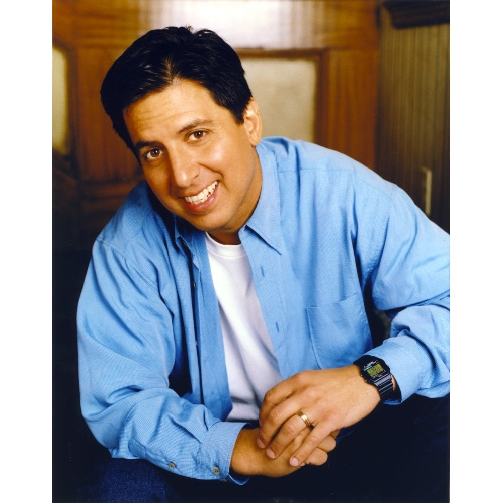 Ray Romano Smiling in A Portrait Wearing Blue Long Sleeves Photo Print Image 1