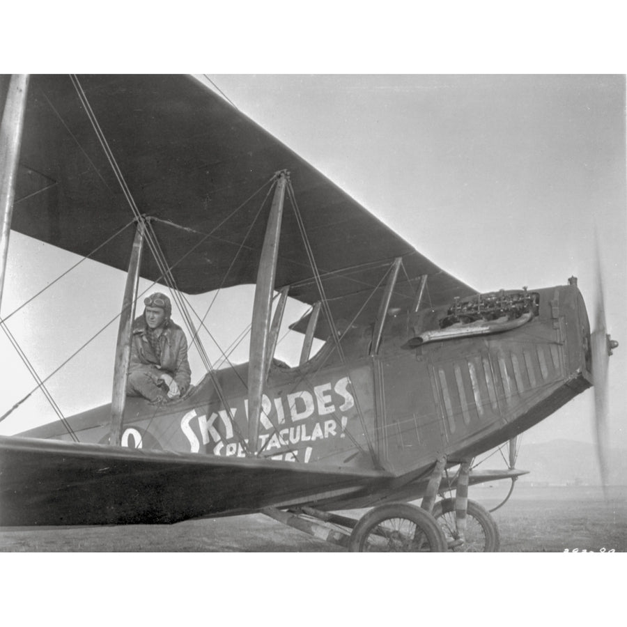 Spirit Of Saint Louis Charles A Lindbergh in Plane Photo Print Image 1