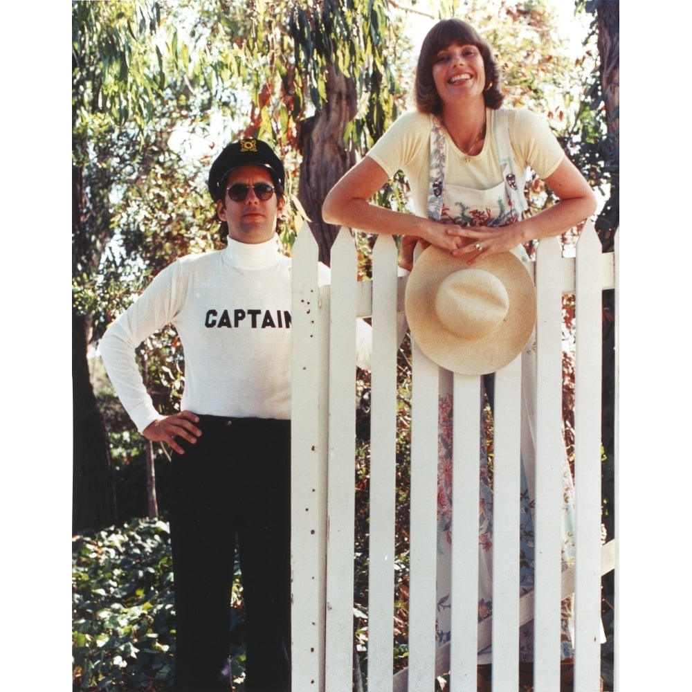 Captain and Tennille in Red Background Red Background Photo Print Image 1