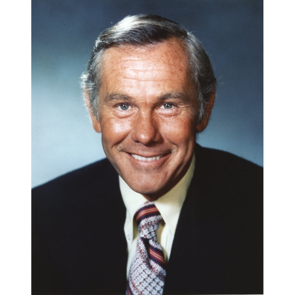 Johnny Carson smiling in Suit Photo Print Image 1