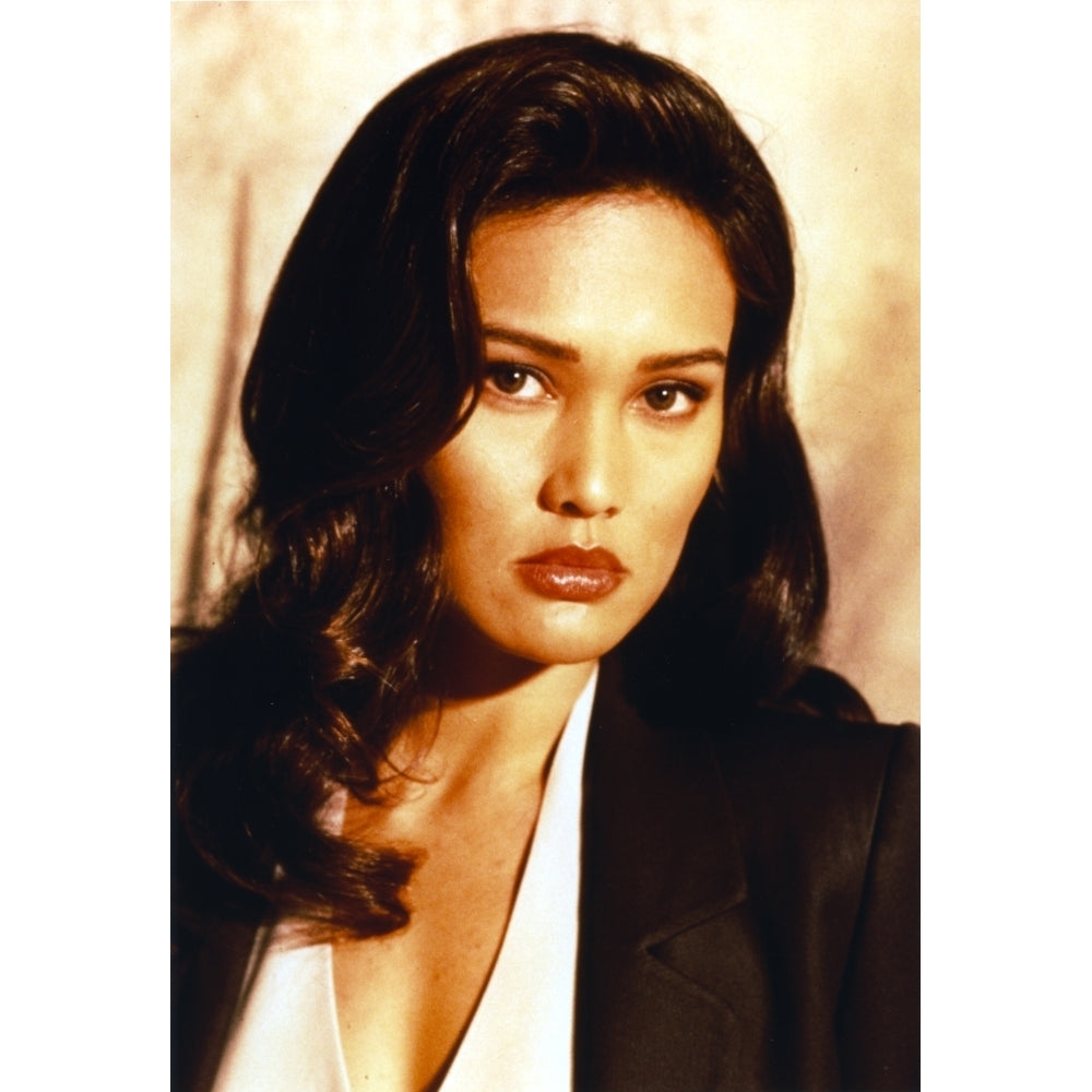 Tia Carrere Portrait in Black Top Photo Print Image 1