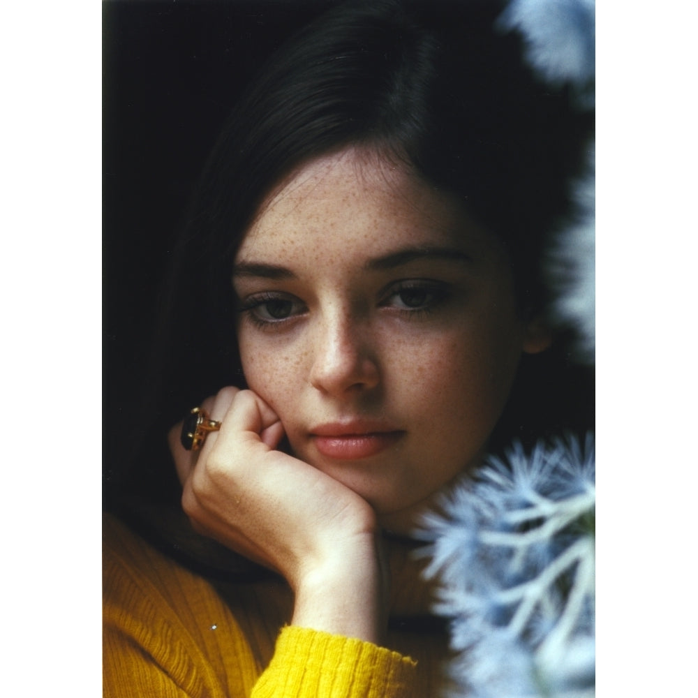 Angela Cartwright Portrait in Yellow Sweater Photo Print Image 1