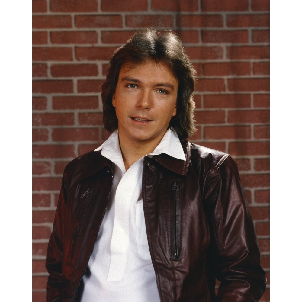 David Cassidy Posed in Brown Jacket Photo Print Image 1