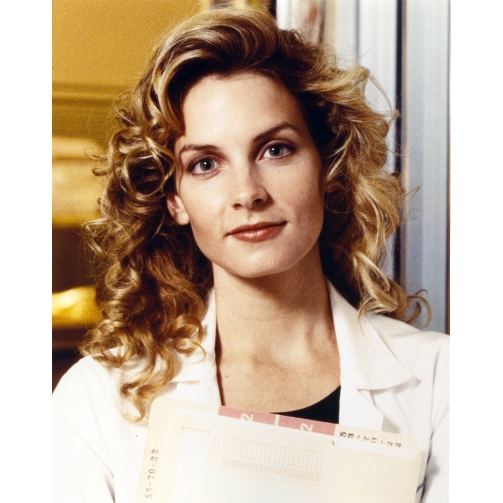 Jensen Daggett in White Coat Close Up Portrait Photo Print Image 1