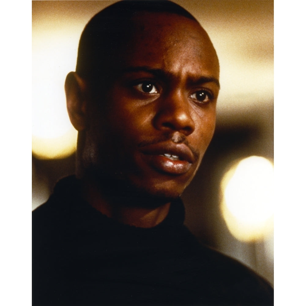 Dave Chappelle Portrait in Black Shirt Photo Print Image 1