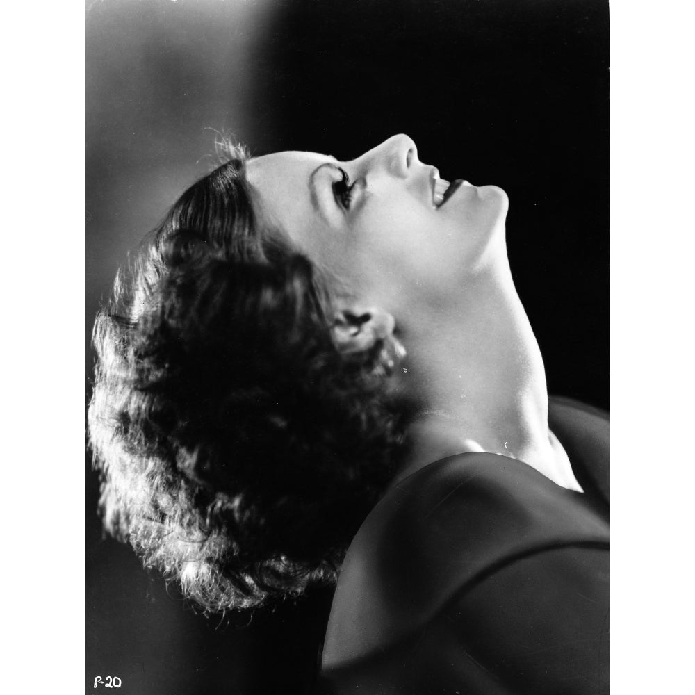 Profile of Greta Garbo Photo Print Image 1