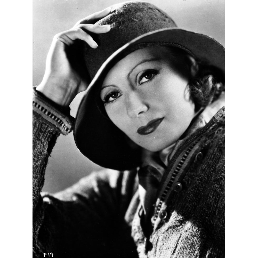 Greta Garbo wearing a hat Photo Print Image 1