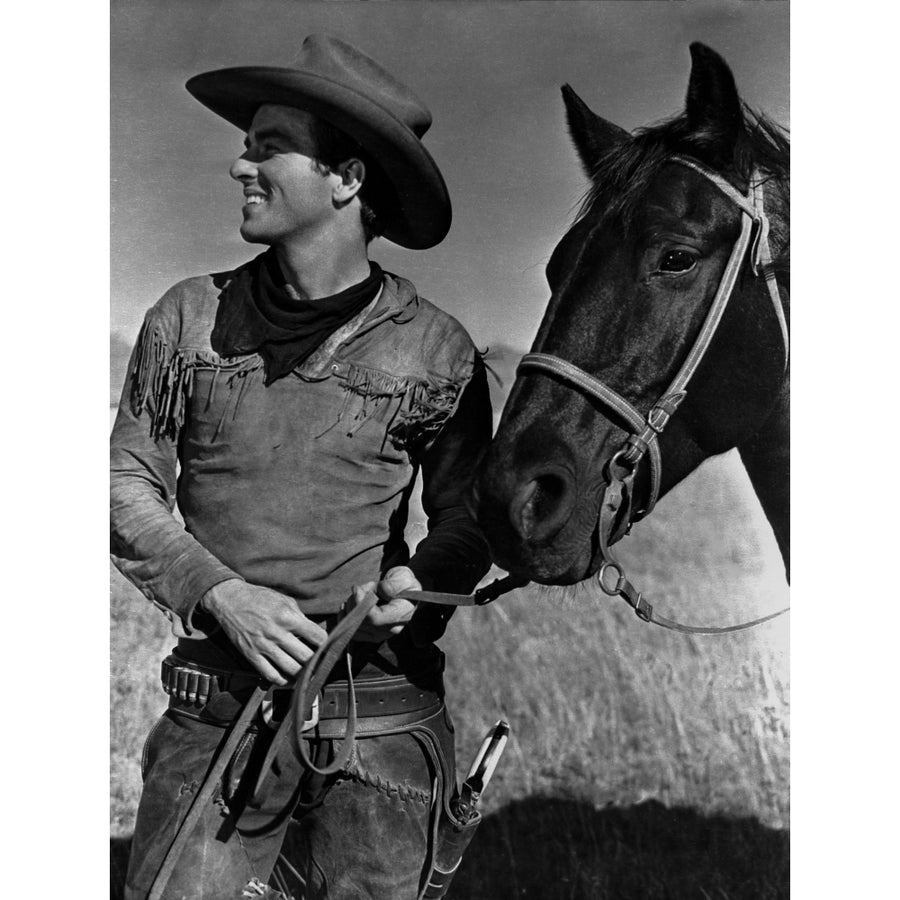 Montgomery Clift Posed in Cowboy Attire Photo Print Image 1