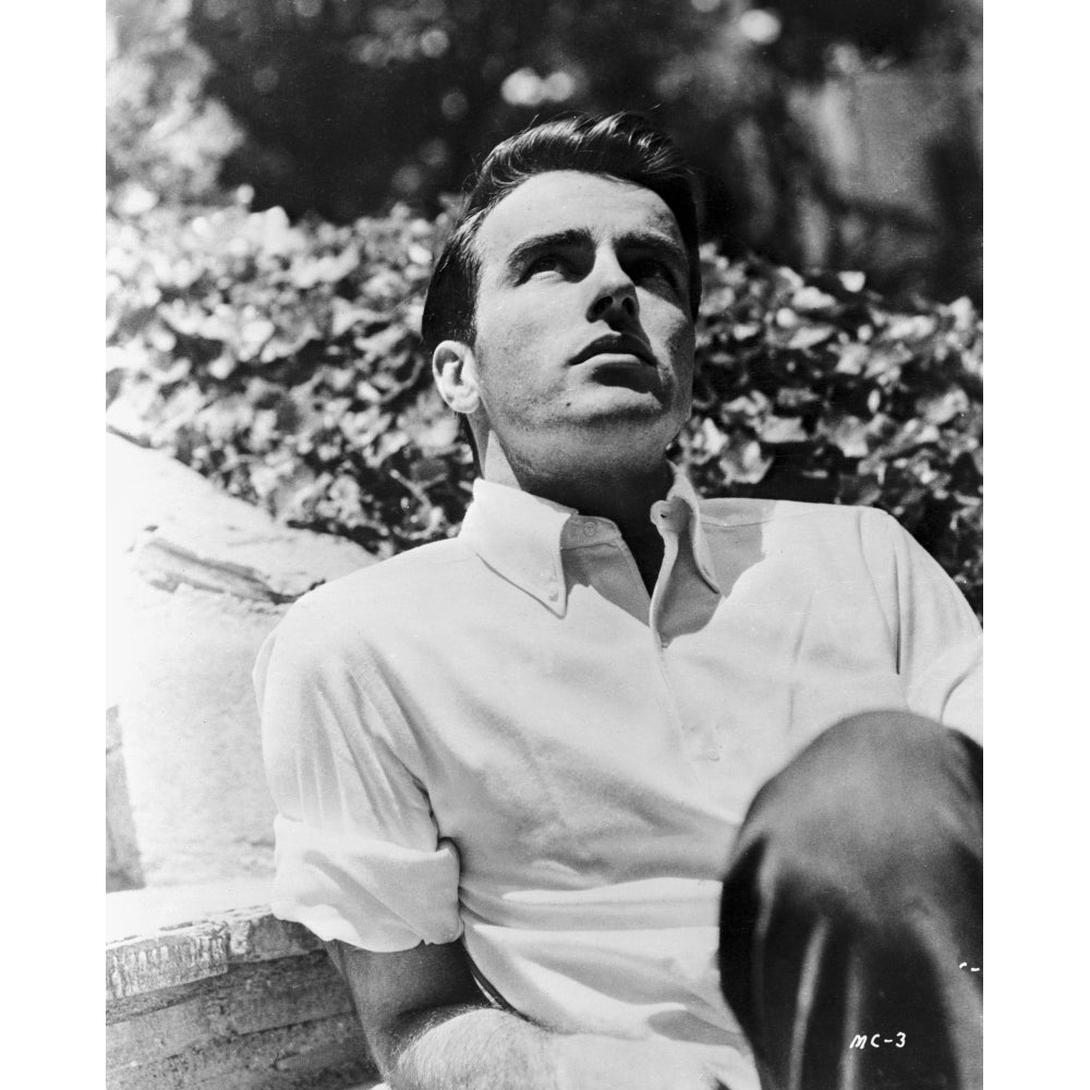 Montgomery Clift Portrait wearing White Sleeves Photo Print Image 1