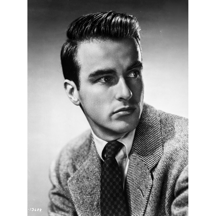 Montgomery Clift Looking Right in Coat and Tie Photo Print Image 1