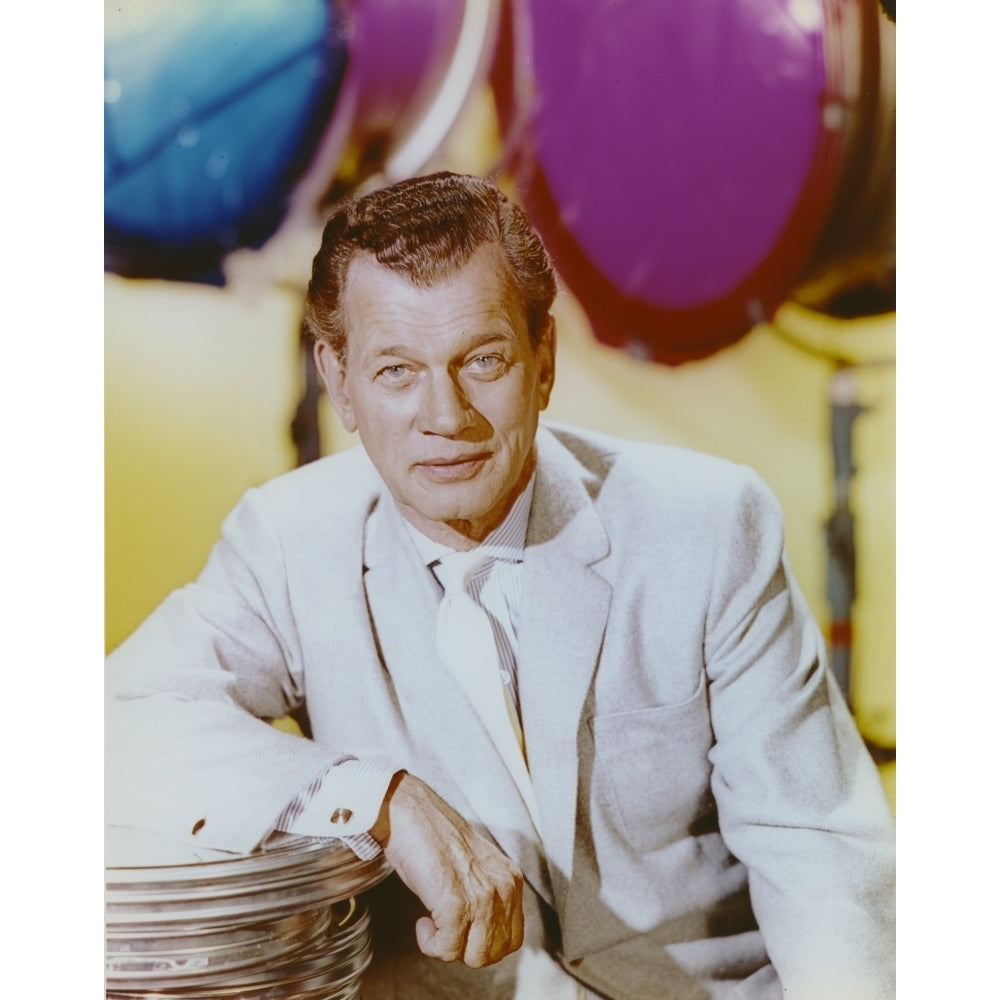 Joseph Cotten Posed wearing White Formal Outfit Photo Print Image 1