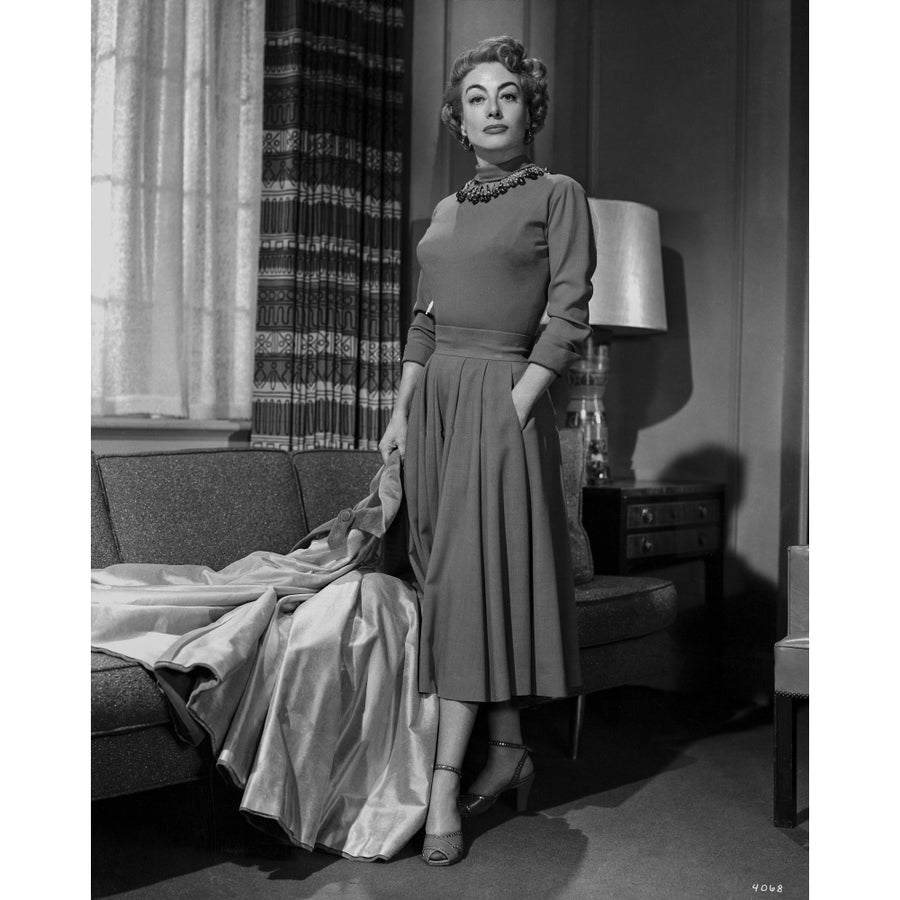 Joan Crawford wearing a Tunic Dress in a Classic Portrait Photo Print Image 1