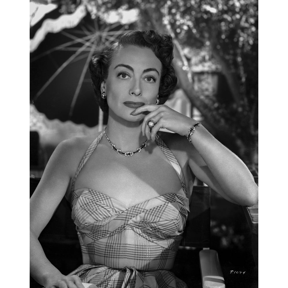 Joan Crawford Looking Gorgeous in a HD Classic Portrait Photo Print Image 1