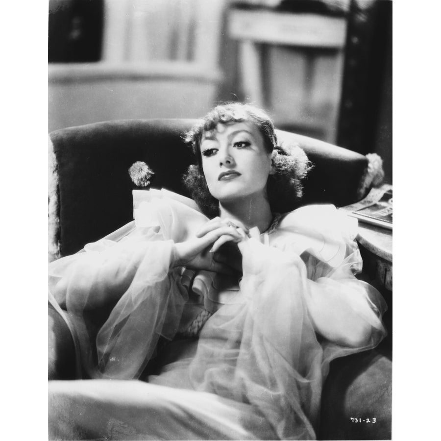 Joan Crawford lying on a sofa Photo Print Image 1